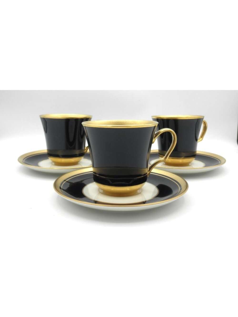 Palace Royale by Pickard Flat Cup and Saucer Set of 3 Pattern: PICPAR Excellent! - Picture 11 of 11